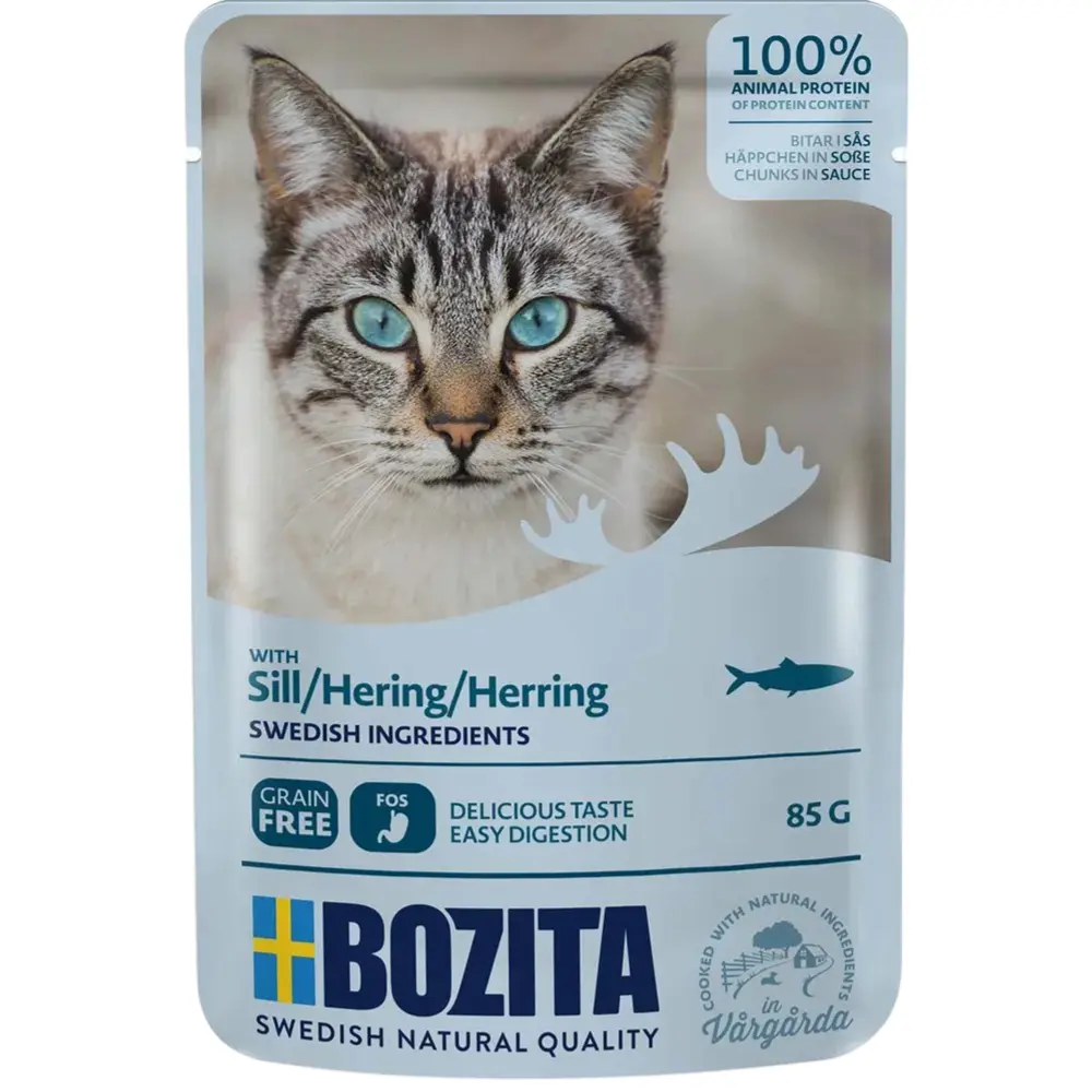 Bozita Kattefoder pose 85g sild sovs